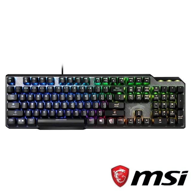 【MSI 微星】鍵鼠超值組★Vigor GK50 Elite LL TC 機械式電競鍵盤+GM20電競滑鼠