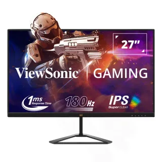 【ViewSonic 優派】VX2779-HD-PRO 27型 180Hz FHD 電競螢幕(HDR10/IPS/HDMI/DP/抗藍光/零閃頻)