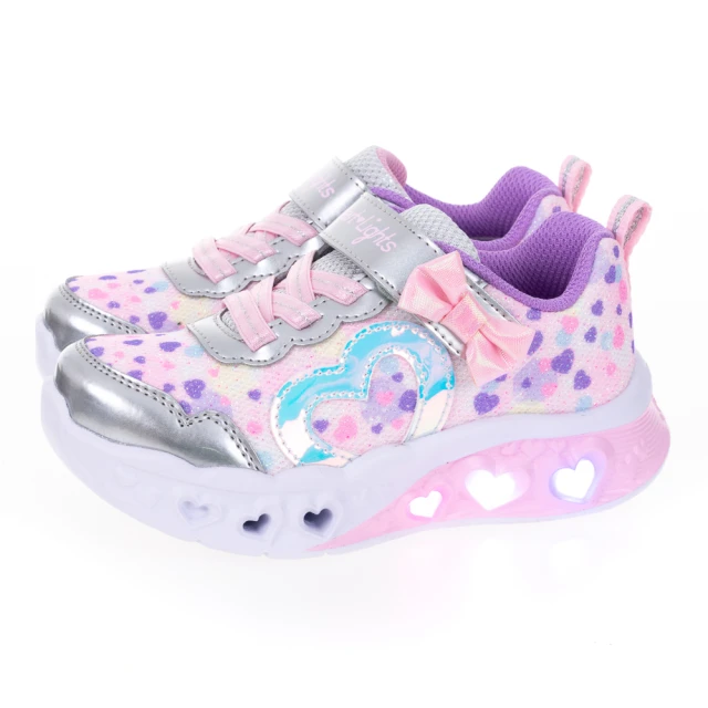 SKECHERSSKECHERS 女嬰童鞋系列 燈鞋 FLUTTER HEART LIGHTS(302691NSLLP)