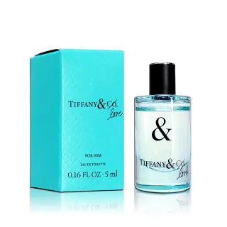 【Tiffany&Co. 蒂芙尼】LOVE FOR HIM 愛語男性淡香水 5ML 沾式(專櫃公司貨)