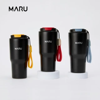 【Maru 丸山製研】Venti go鈦陶瓷輕量保溫杯600ml(酷黑杯系列)