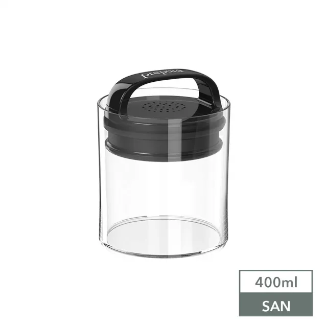 【Prepara】EVAK密封儲物罐Fresh系列/塑膠(S1號)-400ml(氣密保鮮/茶葉/果乾/咖啡/堅果/燕麥儲存)