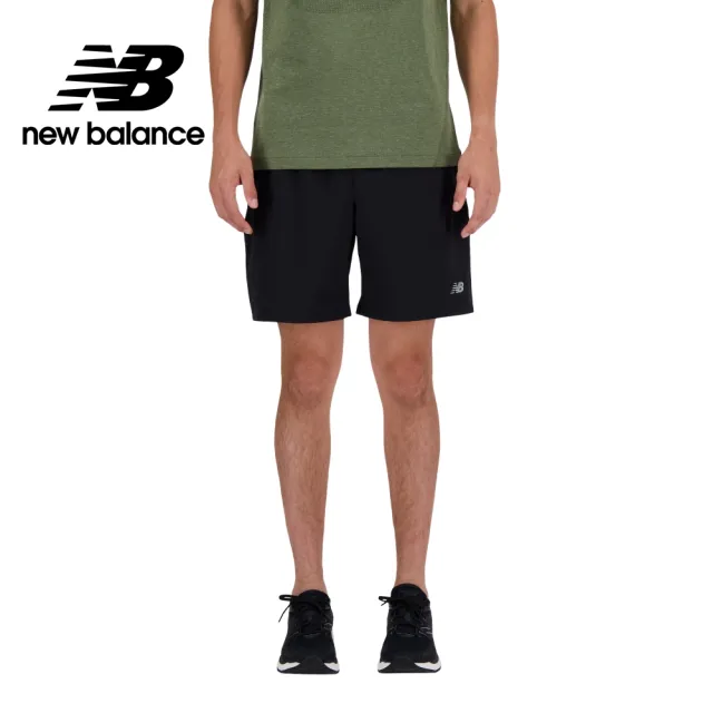 【NEW BALANCE】NB 吸濕排汗短褲_MS41234BK_男性_黑色(美版 版型偏大)