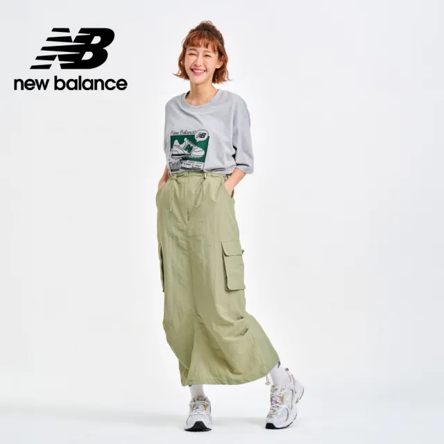 【NEW BALANCE】NB 棉質插畫短袖上衣_MT41593AG_男性_灰色(美版 版型偏大)