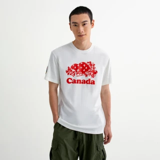 【Roots】Roots 男裝- CANADA COOPER短袖T恤(白色)