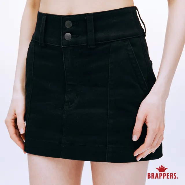 【BRAPPERS】女款 Boy friend系列-彈性短裙(黑)