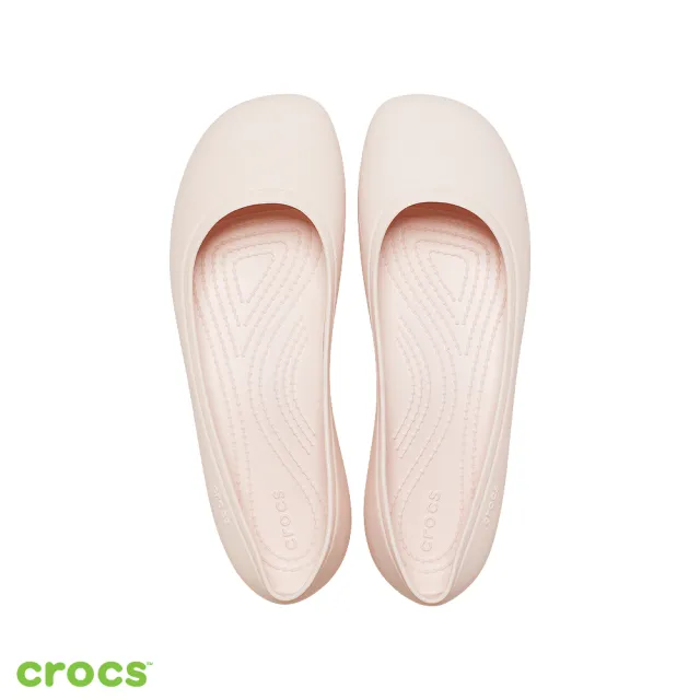 【Crocs】女鞋 布魯克林平底鞋(209384-6UR)