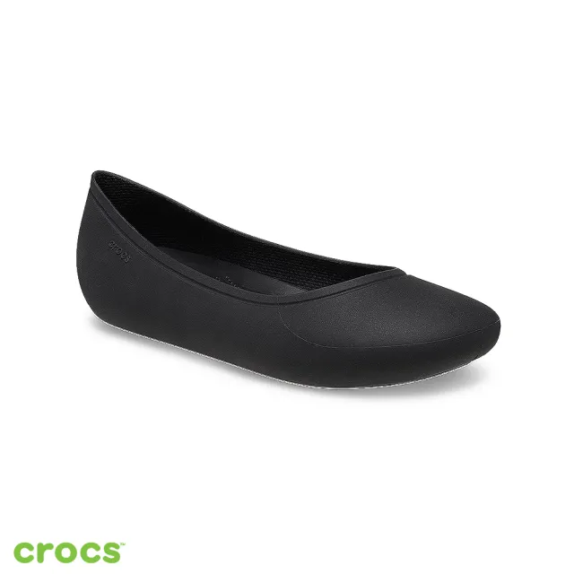 【Crocs】女鞋 布魯克林平底鞋(209384-001)