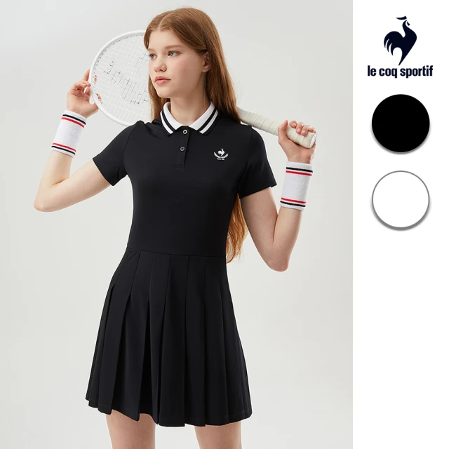 LE COQ SPORTIF 公雞 運動基礎短袖連身裙 女款-2色-LKT22523