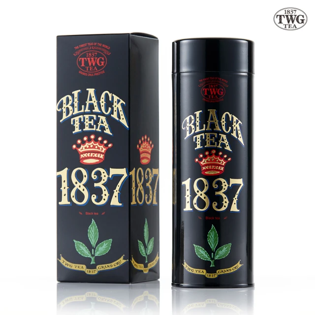 【TWG Tea】頂級訂製茗茶 1837紅茶 100g/罐(1837 Black Tea;黑茶)