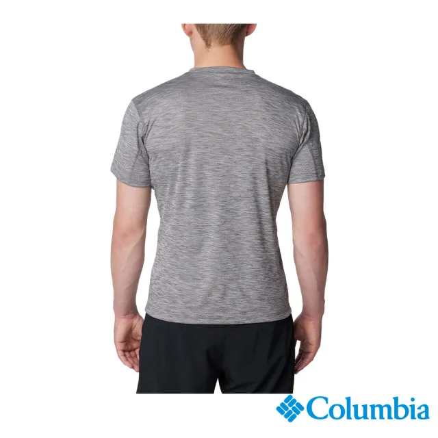 【Columbia 哥倫比亞 官方旗艦】男款-Zero Rules™涼感快排LOGO短袖T恤(UAJ64630/IS)