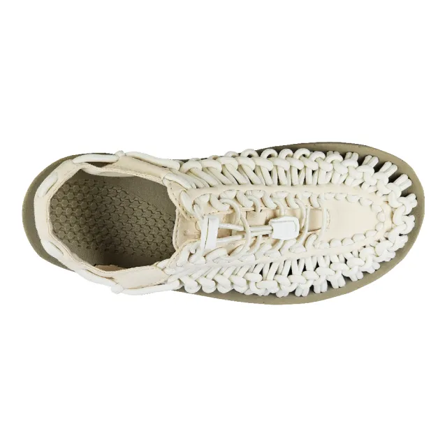 【DIADORA】女鞋 女段編織涼鞋 奶油白 Alligator(DA31775)