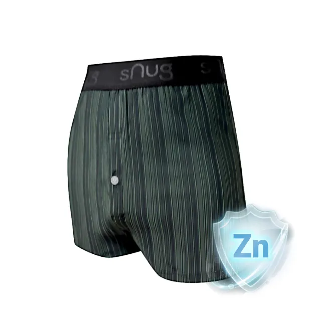 【sNug 給足呵護】sNugPro鋅元素健康內褲-大地綠(能量鋅元素/酷涼快乾/抗菌消臭/耐穿舒適/台灣製)