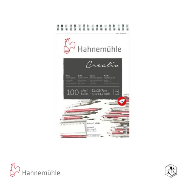 HAHNEMUHLE SKETCHPAD CREATIVE SPIRAL創意素描本(原廠正貨)