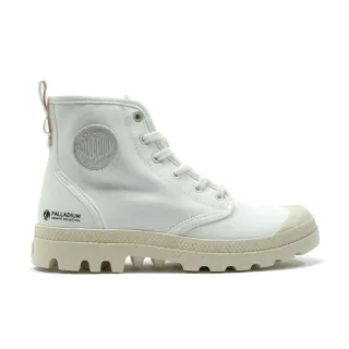 【Palladium】PAMPA HI ZIP ORGANIC拉鍊有機棉靴/休閒鞋-男鞋/女鞋-白(79101-116)