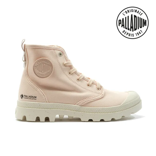 【Palladium】PAMPA HI ZIP ORGANIC拉鍊有機棉靴/休閒鞋-男鞋/女鞋-裸粉(79101-868)