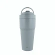 【WOKY 沃廚】二代渾圓杯 鈦陶瓷款770ml-附彈跳&矽膠粗吸管(隨行杯/吸管杯/保溫杯瓶/保冰杯瓶/水壺)