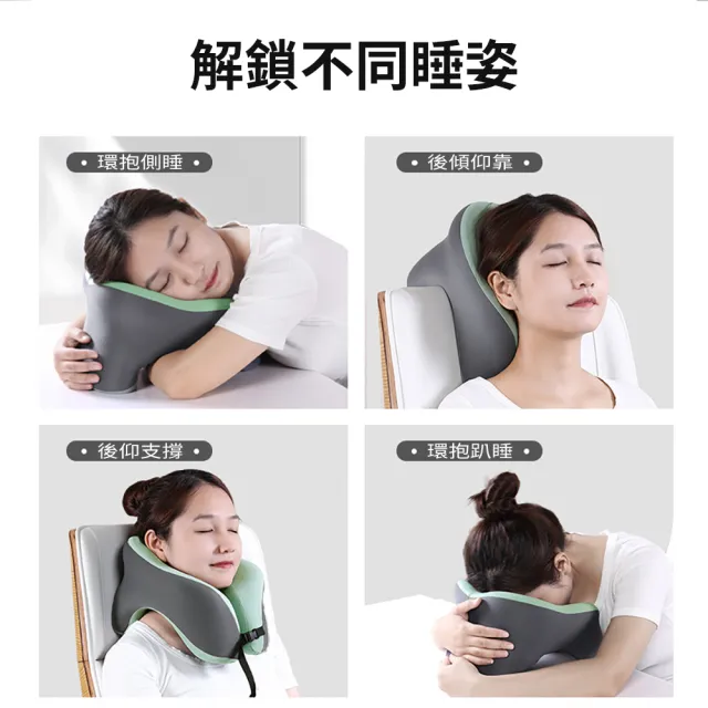 【挪威森林】環抱式U型記憶棉午睡枕 防手麻趴睡枕(午休枕頭 辦公室午睡趴趴枕)