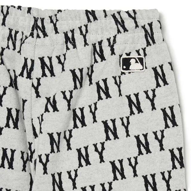 【MLB】KIDS 運動褲 休閒長褲 童裝 Monogram系列 紐約洋基隊(7APTM0131-50IVS)