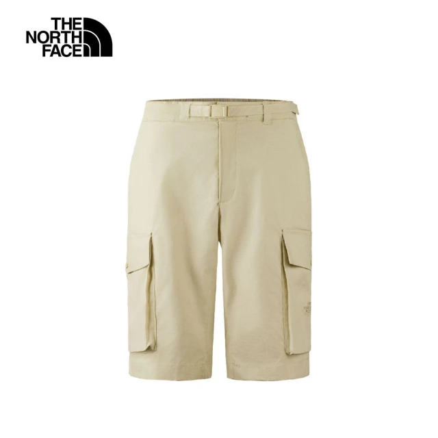 The North Face TNF 北臉 短褲 防潑水 M UTILITY CARGO SHORT - AP 男 卡其(NF0A88223X4)