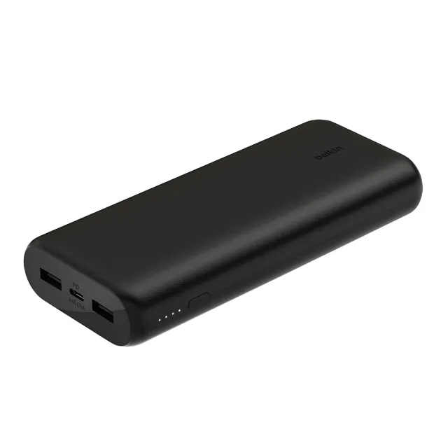 【BELKIN】BOOST↑CHARGE 20K PD20W行動電源 2A1C 3孔輸出-黑色款(無附線)