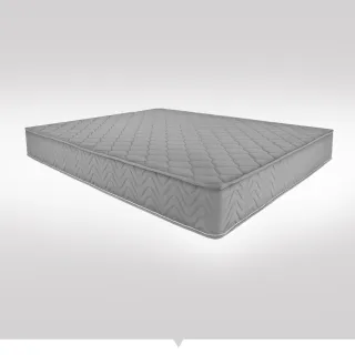 【H&D 東稻家居】經典灰黑獨立筒床墊-單人3.5尺(獨立筒 透氣 舒柔表布)