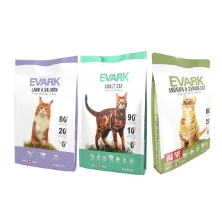 【EVARK渴望】無穀貓糧（羊肉鮭魚/原野鮮雞/室內高齡）5.4kg(貓飼料、貓乾糧)
