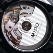 【MIDO 美度】Commander Gradient 香榭漸層透視腕錶 PVD黑款-加上鍊機＆多豪禮 M6(M021.407.33.411.00)