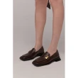 【PEDRO】Marion 真皮金屬裝飾樂福鞋-黑/深咖啡/白色(小CK高端品牌 摩登職場)