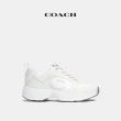 【COACH蔻馳官方直營】經典Logo運動跑鞋-冰川白色(CI071)