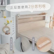 【藤原傢俬】白色戀人木芯板收納空間床組-雙抽5尺雙人(置物空間床架/床底+床頭+雙抽屜)
