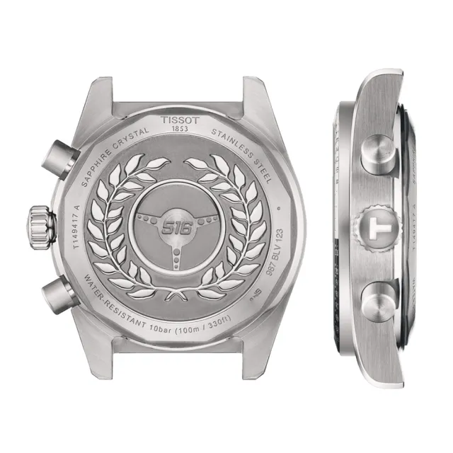 【TISSOT 天梭】PR516系列 三眼計時錶-40mm 雙11 送禮(T1494171104100)