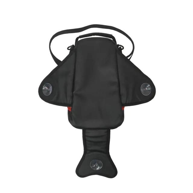 【Niche 樂奇】重機蝶型小油箱包 吸盤式 NMO-8229A 附肩背帶(導航GPS油箱包 騎士智慧手機油箱袋 環島包)