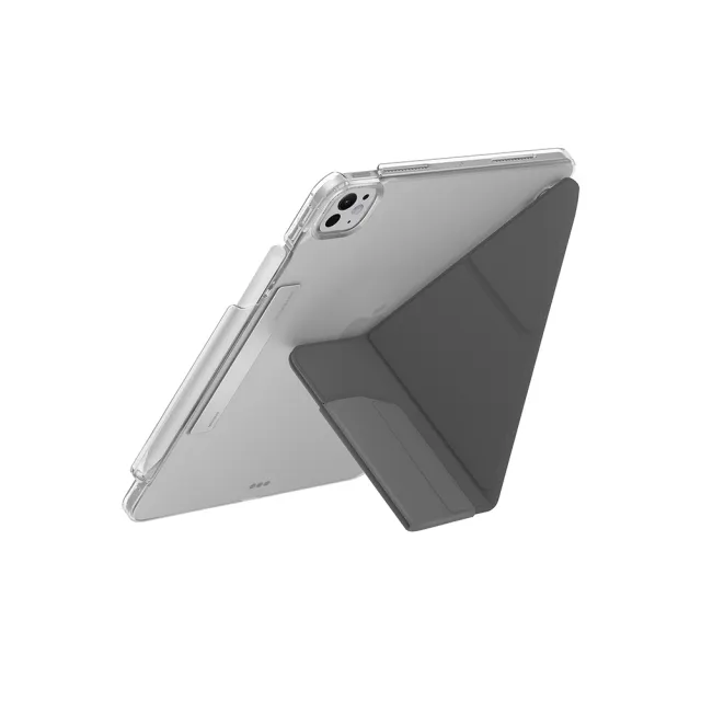 【UNIQ】iPad Pro 13 2024 M4 Camden Click 磁吸設計帶筆槽多功能極簡透明保護套