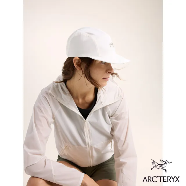 【Arcteryx 始祖鳥官方直營】Calidum 透氣遮陽帽(絹絲白)