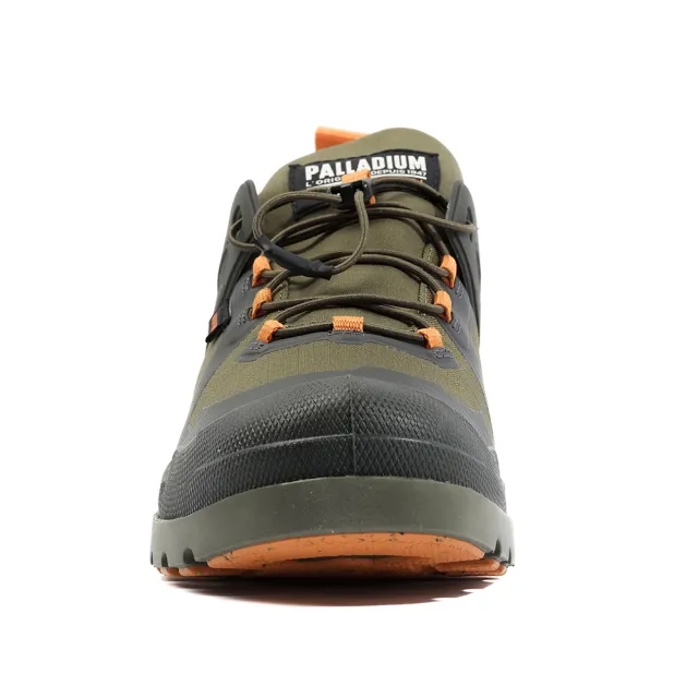 【Palladium】PAMPA OX L+ CAGE WP+快穿輕量低筒防水靴-男-墨綠(08846-325)