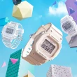 【CASIO 卡西歐】G-SHOCK x BABY-G 流行約定電子情人對錶/黑x粉(DW-5600MS-1DR+BGD-565U-4DR)