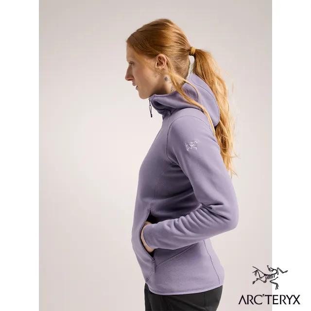 【Arcteryx 始祖鳥官方直營】女 Kyanite 刷毛外套(藍香紫)