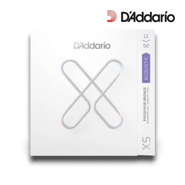 【D’Addario】卓越品質首選 XS薄膜塗層磷青銅木吉他弦／XSAPB(民謠吉他弦 結他弦 Strings 包膜弦 防鏽弦)