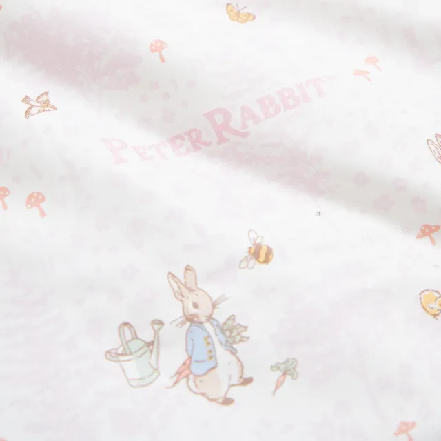 【奇哥官方旗艦】悅讀比得兔床包-M 60×120cm+床墊包覆13cm(嬰兒床床包 床單)