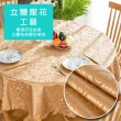 【Osun】120cm內直徑圓桌歐式防水防油防燙免洗桌布加厚餐桌巾(特價加厚PVC/CE422-)