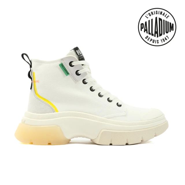 Palladium PALLAWAVE MID METRO有機棉靴-女-白(98576-116)