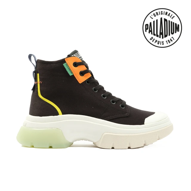 Palladium PALLAWAVE MID METRO有機棉靴-女-黑(98576-008)