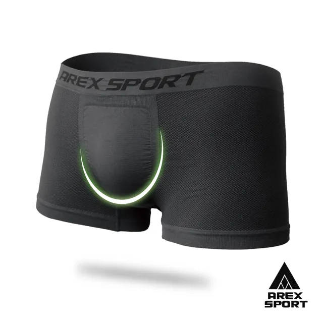 【AREXSPORT】抑菌內褲 男內褲 男三角 男四角 無縫內褲 台灣製(消臭率高達92% 高彈力臀圍可穿45吋)