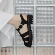 【FAIR LADY】軟實力 時髦編織鋸齒厚底涼鞋(黑、2A2877)