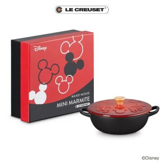 【Le Creuset】迪士尼米奇系列 瓷器迷你媽咪鍋烤盅12cm