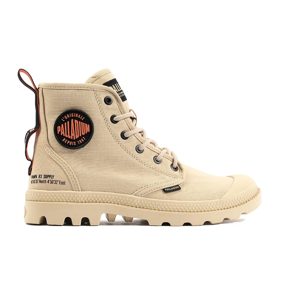 【Palladium】PAMPA HI SUPPLY RS有機棉軍靴-中性-沙漠金(78881-274)