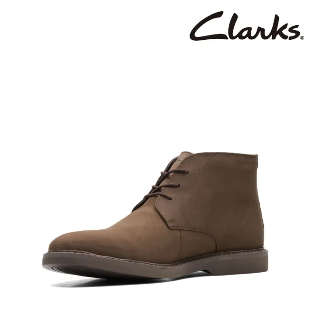 【Clarks】男鞋Atticus LT Hi GTX全新升級GTX防水正裝靴 短筒靴(CLM61307B)