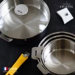 【法國CRISTEL】MUTINE自由經典 三層不鏽鋼湯鍋16+18+20cm三入組 S3CQ(法國原裝進口)