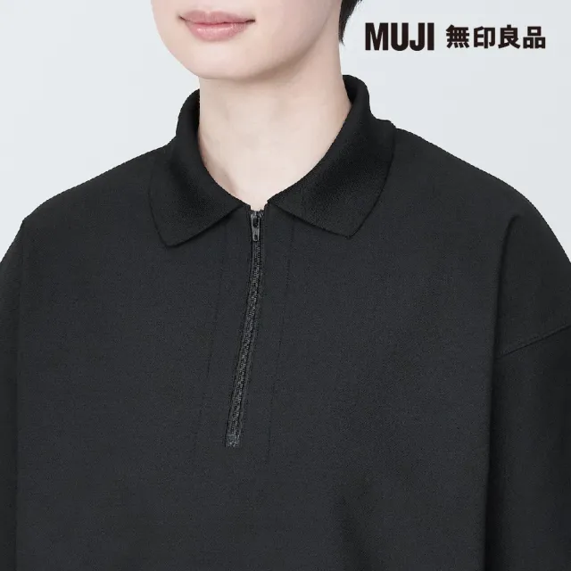 【MUJI 無印良品】MUJI Labo速乾鹿子織拉鍊POLO衫(共3色)